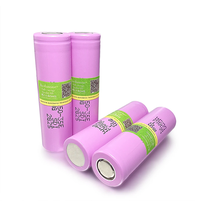 100% Original 18650 battery 3.7V 3500mAh 35E 18650 Rechargeable battery high-current For Flashlight batteries for 18650 Battery