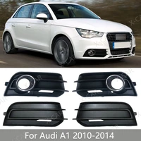 Para Audi A1 2010 2011 2012 2013 2014 luz antiniebla del parachoques delantero marco de cubierta de rejilla 8X 0807681 Un 8X 0807682 A