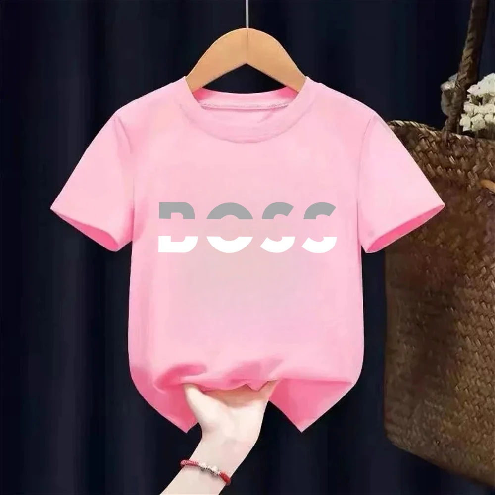 Letter Print Kids Tshirt Controller Design T-shirts Summer Short-sleeved T Shirt Boys and Girls Hip Hop Streetwear 2026