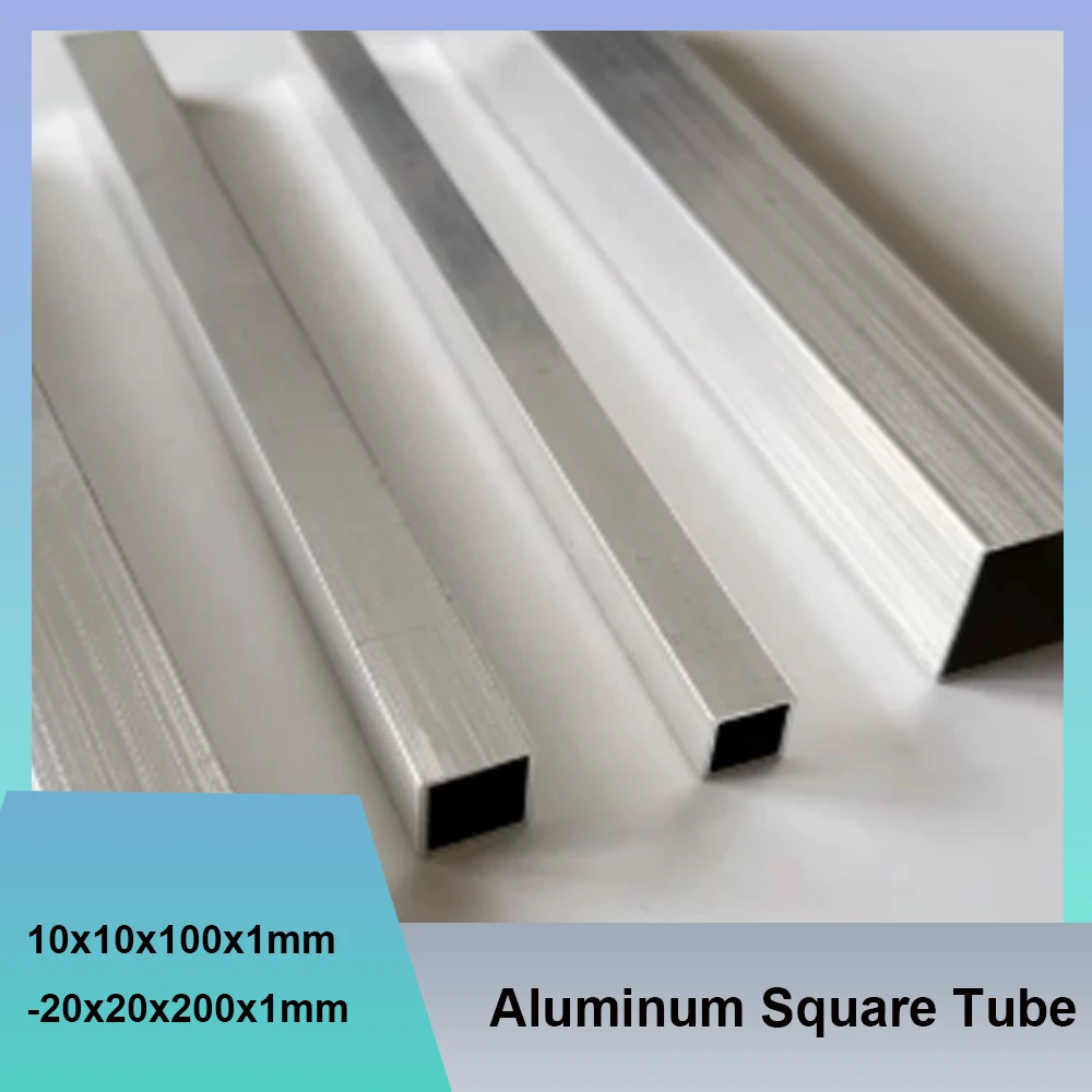 Aluminum Square Tube Model Material Tube DIY Remote Control Vehicle And Vessel Frame Handmade Support Production Accessories