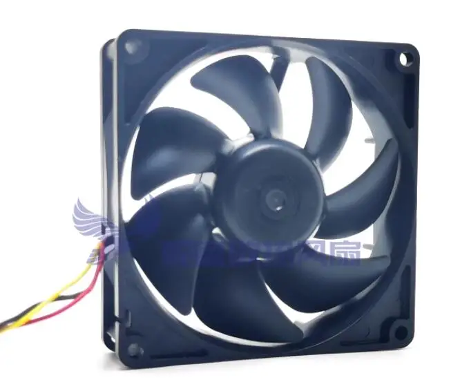 Sanyo Denki 9A0912H409 DC 12V 0.21A 90X90x25mm 3-Wire Server Cooling Fan