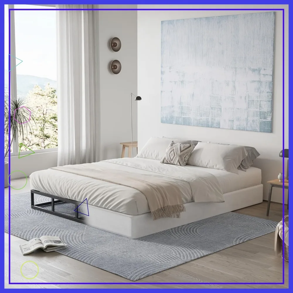 

5-дюймовая низкопрофильная коробчатая пружина с прочным металлическим каркасом, тихой бесшумной конструкцией, простая сборка для стабильной опоры матраса