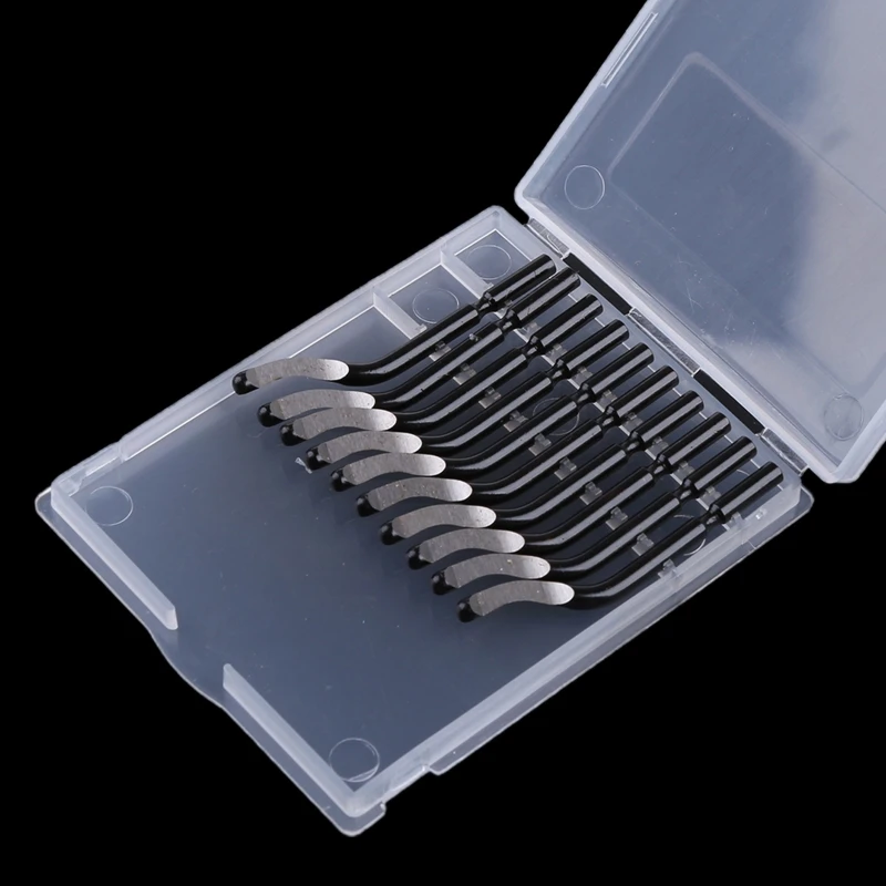 Handle Burr Metal Deburring Remover Cutting Tool with 10pcs Rotary Deburr