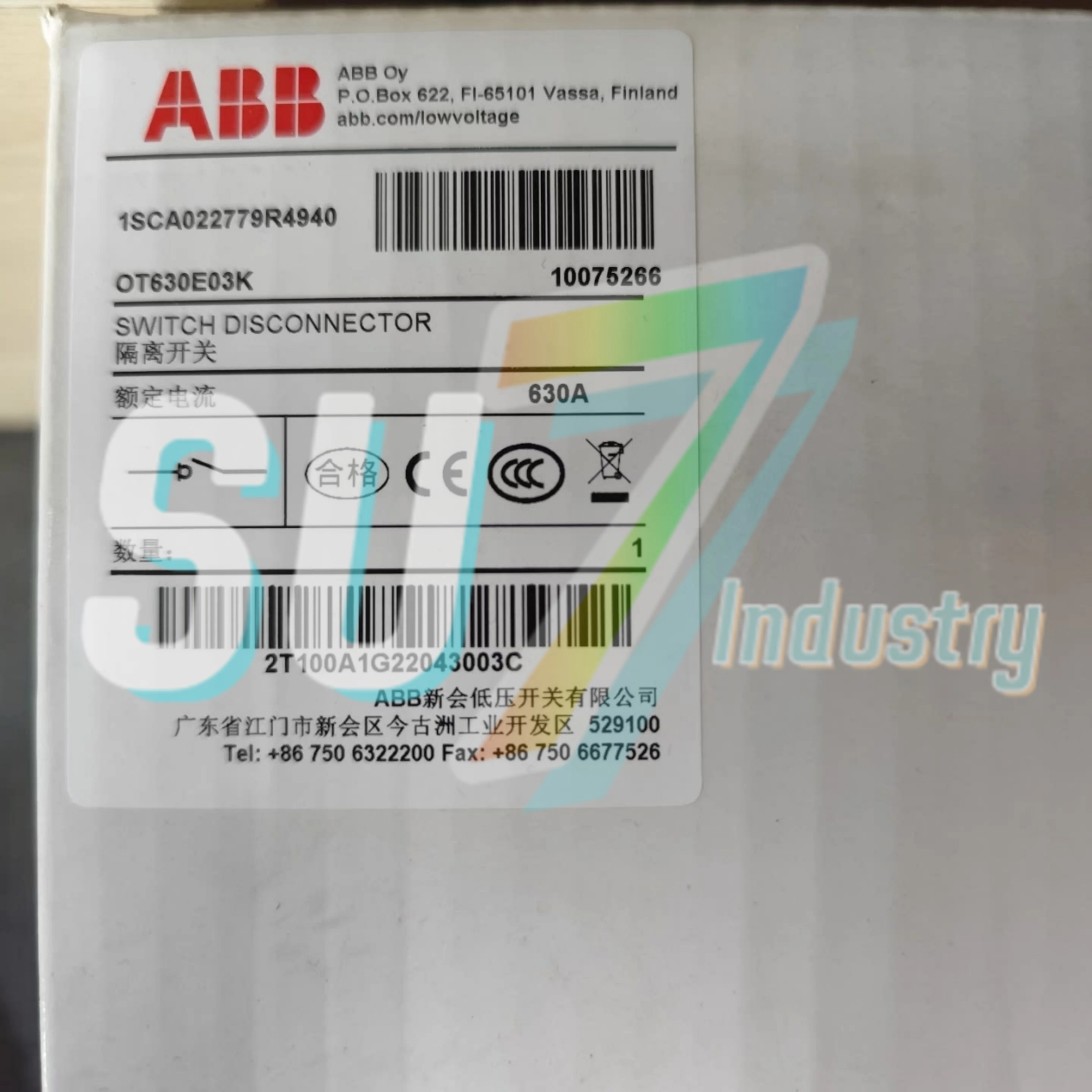 

disconnector New original OT630E03K 1SCA022779R4940 "OT630E03P 1SCA022718R8940" "OT630E12P 1SCA022753R4790"