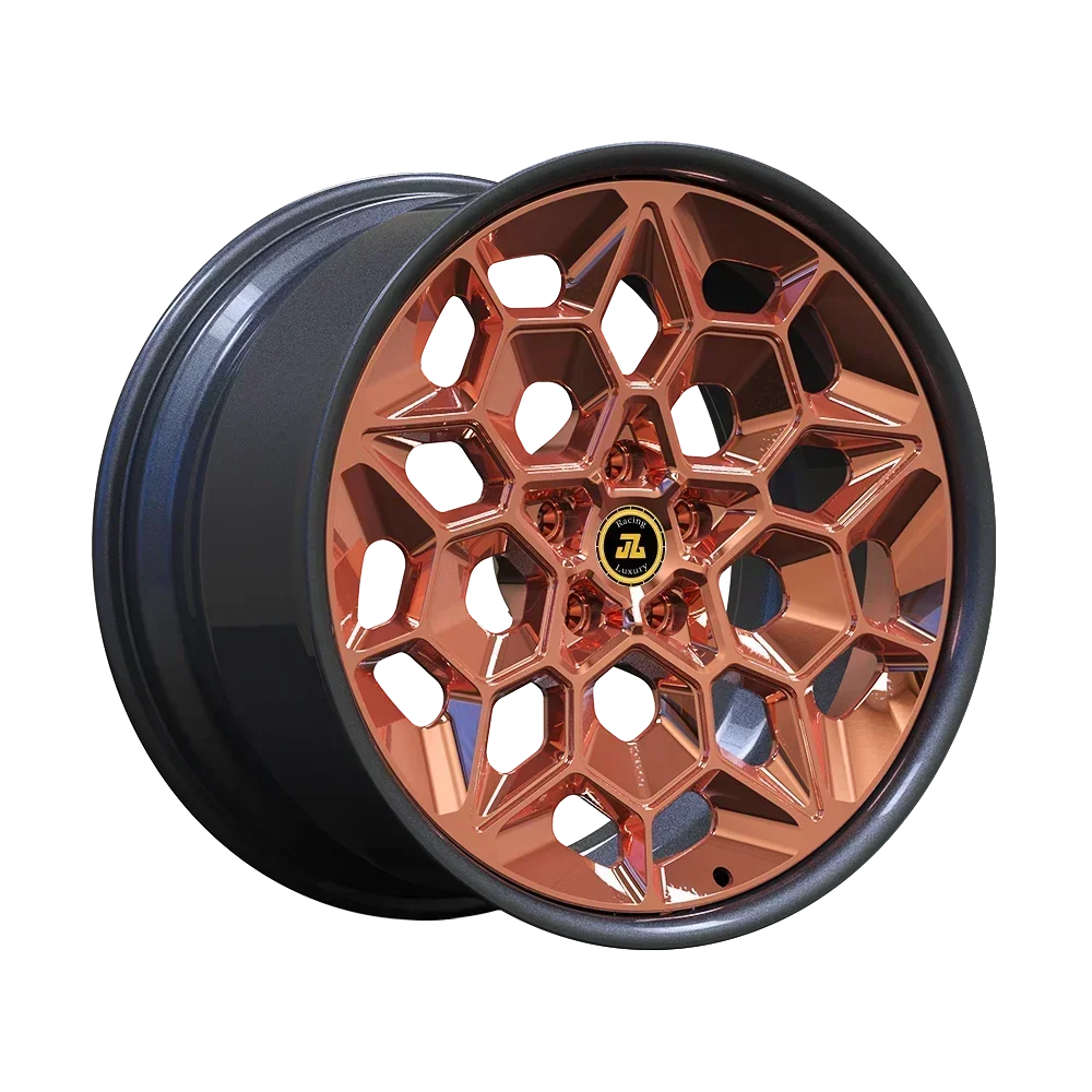 

JZ Customized Luxury Monoblock 2 Piece Forged Alloy Wheels Rose gold 6061-T6 Rims P111SC for G20 F30 G30 F10 599 GTB