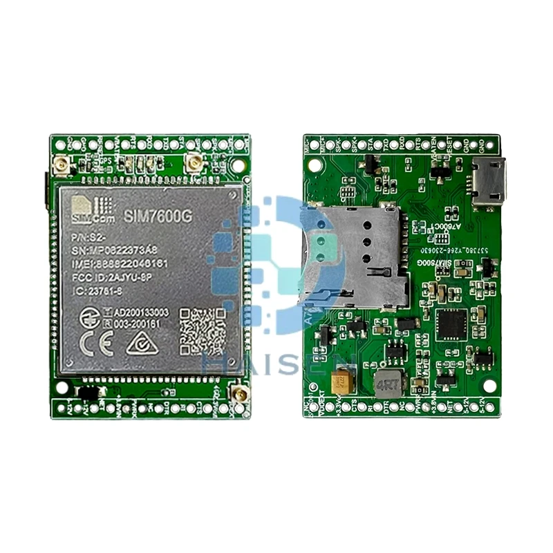 HAISEN SIMCOM SIM7600G Core Board 4G LTE  CAT1 GNSS Development Board Module Modem SIM7600G SIM7600