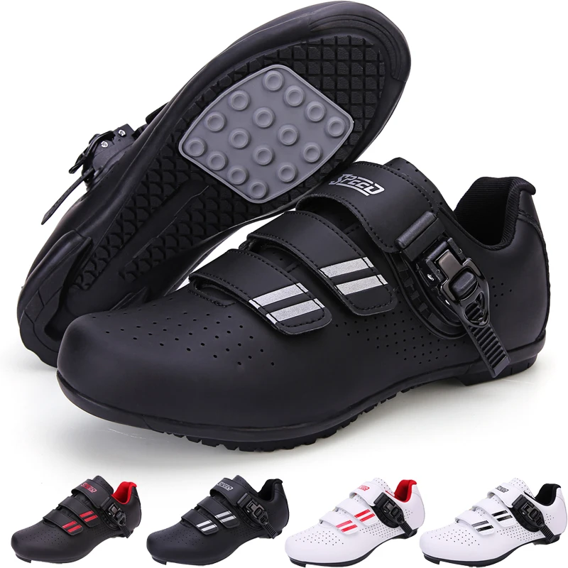 

New Rubber Cycling Shoes Unisex Breathable Bicycle Sneakers Men Speciality Outdoor Athletic Sports Bike Boots