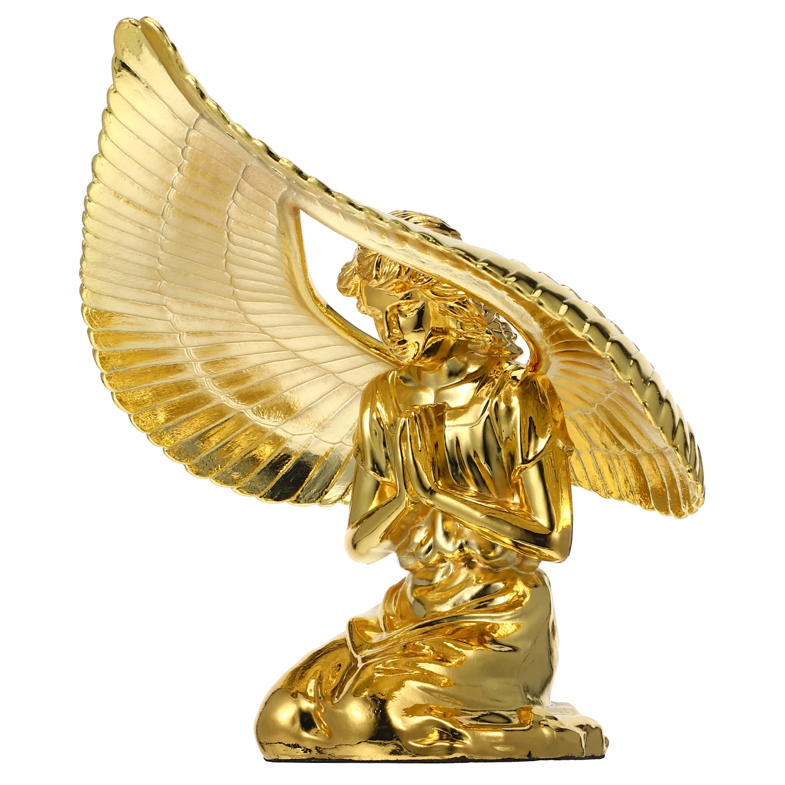 

Golden Angel Figurine Zinc Alloy Decor Small Size Lightweight Living Room Bedroom Study Ornament Angel Crafts Statue Desktop