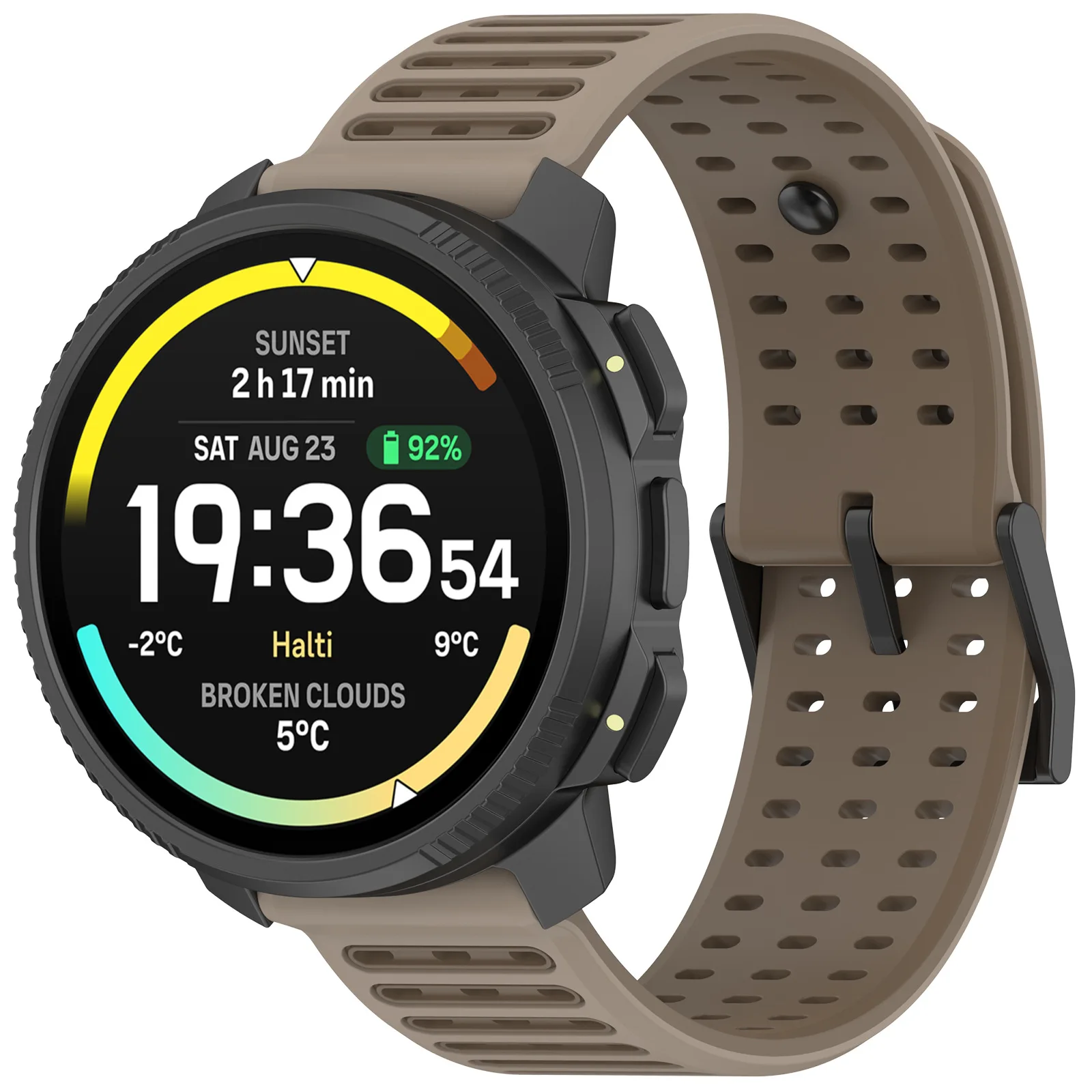Silikon-Uhrenarmband 22 mm für Suunto Vertical 2/RACE 2 S/Run/Ocean Ersatzband für Suunto 5 9 Peak Pro Armband – Detail 18