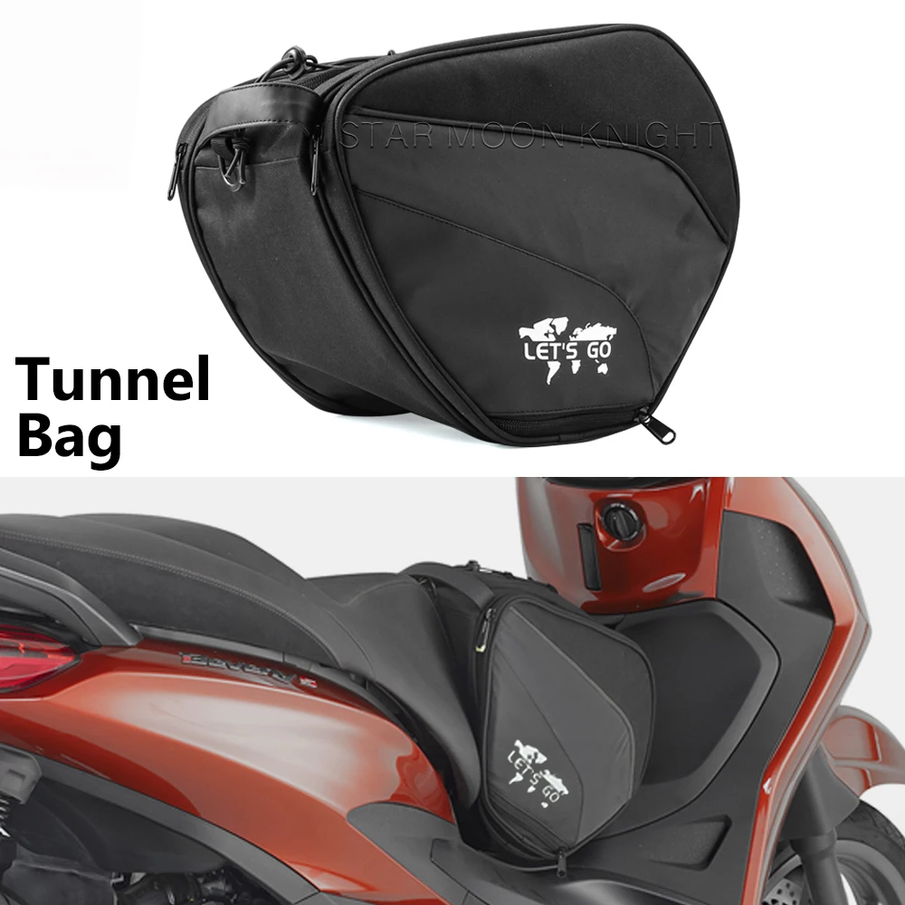 

For All New Scooter Tunnel Waterproof Bag Motorcycle 15L Capacity Rear Seat Bag For YAMAHA XMAX 300 155 ADV 160 150 Forza 350