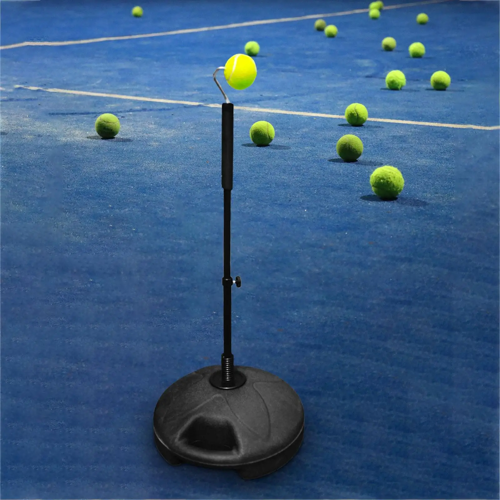 Single Tennis Trainer Tennis Practice Rebounder Professional Improve Basic Tennis Skills Tennis Training Equipment for Indoor