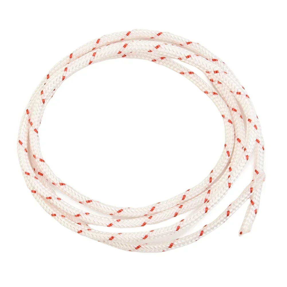 Practical Starter Recoil Pull Cord Wear-resistance White+red Accessories Elastostart Replace Parts Replacement