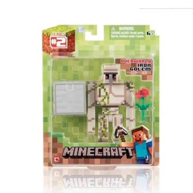 Minecrafts Steve Alex Zombie Villager figura modelo caja ciega Minecrafts figura de Anime juguete modelo colección niños regalos de navidad personalizado