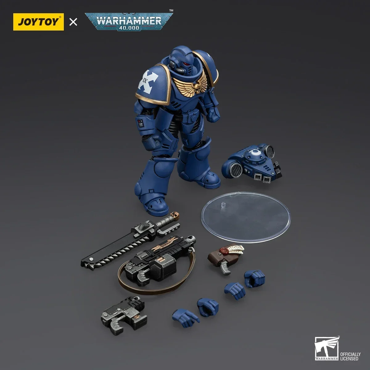 JOYTOY Warhammer 40K Space Marines Action Figure Ultramarines Outriders Brother Catonus Anime Gewrichten Beweegbare Collectie ModelToy