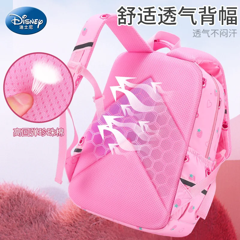 2023 Disney Fashion School Bags For Girls Grade 2-6 Primary Middle Student Shoulder Orthopedic Backpack Large Capacity Mochila