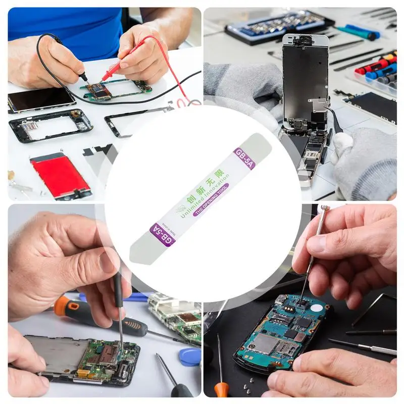 Metal de aço inoxidável spudger pry ferramentas abertura tela lcd bateria desmontagem pá lâmina faca ferramenta desmontagem do telefone móvel