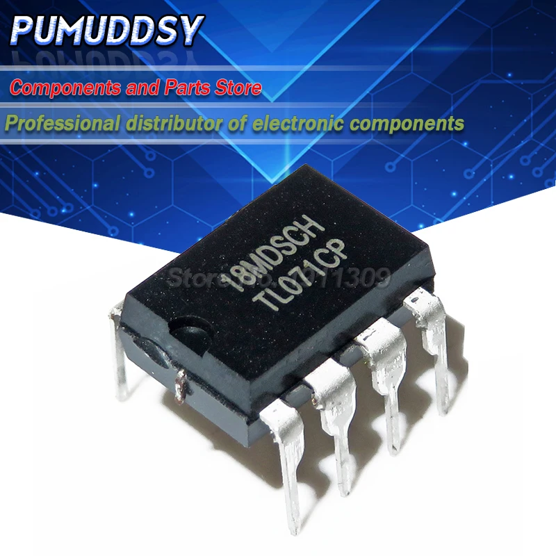 10PCS Origina TL071 TL071CN TL071CP DIP8 Low Noise JFET Input Operational Amplifiers