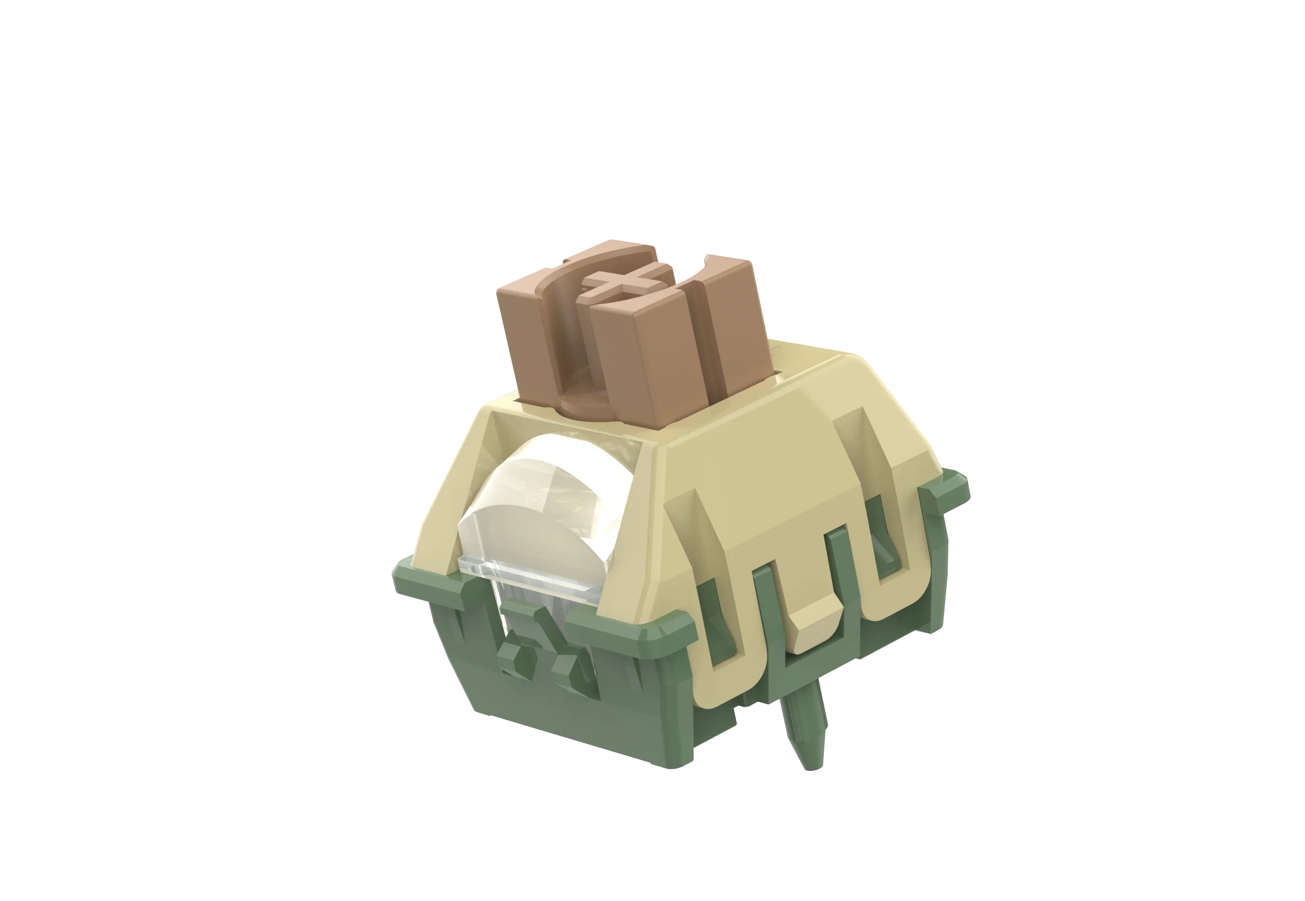 

TTC Commander King Magnetic Switch, Linear Factory Pre-lubed Freely Setting Pre-Travel Soft Elastic Camo Style keyboard Switch