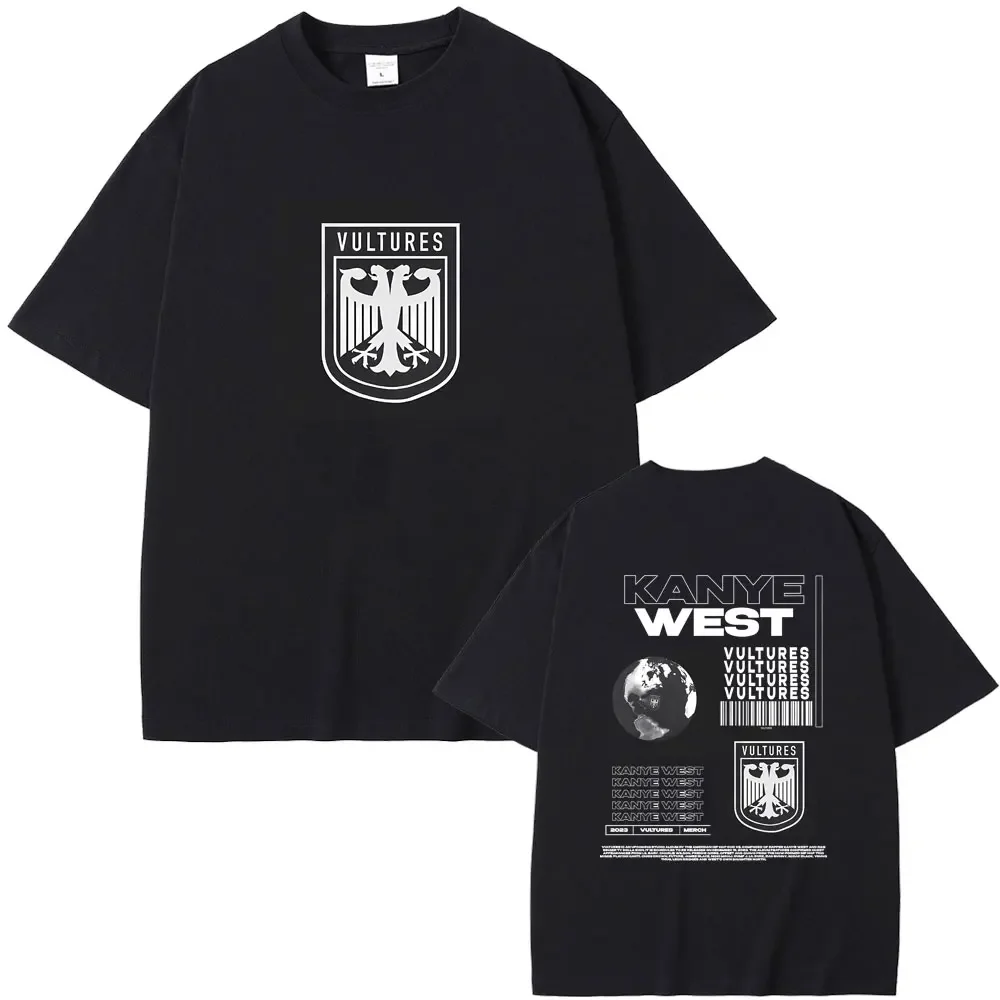 Camiseta gráfica para álbum de música nova do rapper Kanye West