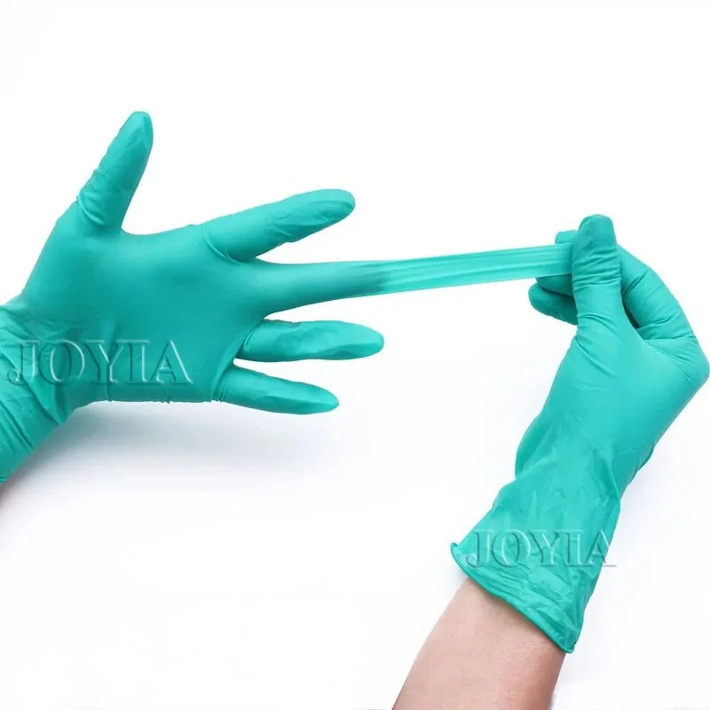 Green Disposable Gloves Pink Exam Nitrile Glove Multi-Purpose Waterproof For Household Food Handle Planting Farming S XS 50 100