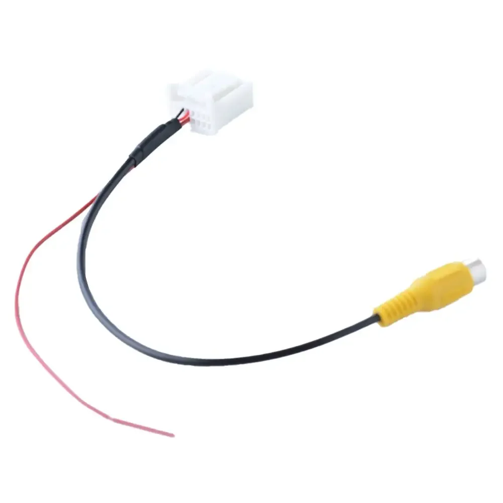 Car Reversing Camera 16 Pin Input Cable Easy Use Non-deformable Material Practical Reliability Quick Installation