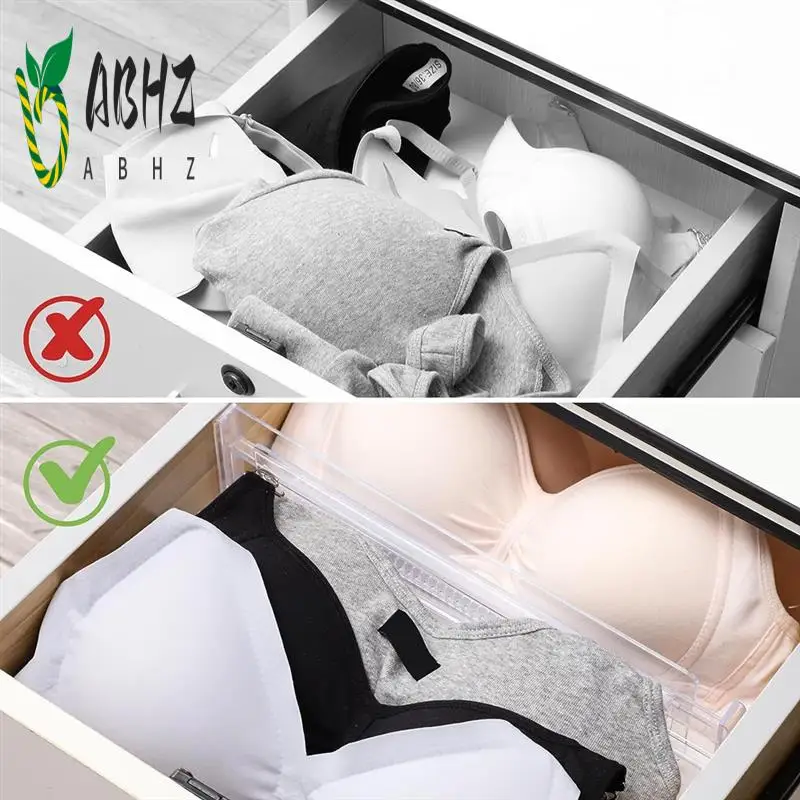 

ABHZ-6 Pack Регулируемый перегородка-органайзер (11,8–19,7 дюйма), для кухни, спальни, офисного стола, комода