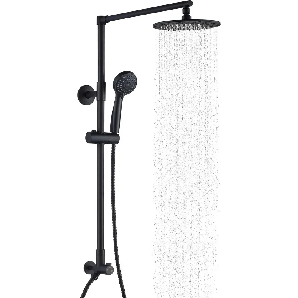

Polaris 3 Rain Shower System, 8” Rainfall Shower Head and Handheld Shower Combo, includes 3-Setting Handheld Spray,