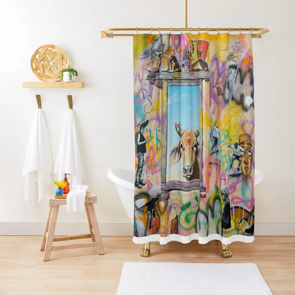 

Holy Cow Shower Curtain Set For Bathroom Bathroom Accessories Modern Showers For Bathroom Waterproof Fabric Shower Curtain