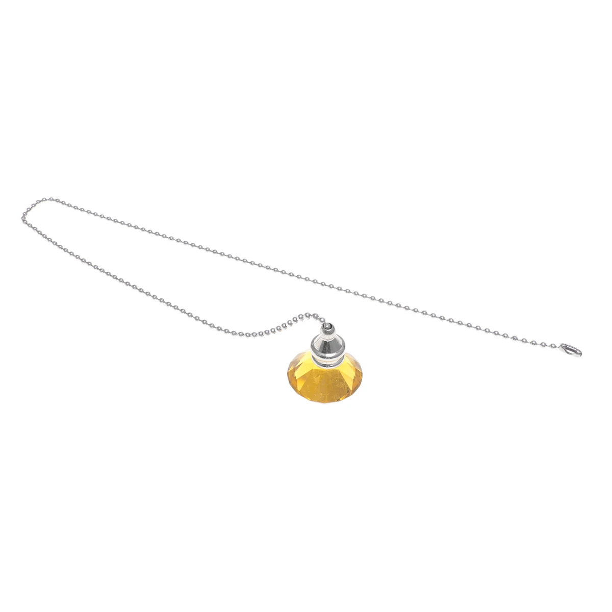 

2Pcs Crystal Fan Pull Durable Artificial Crystal Ceiling Fan Pull Chain Xmas naments Decorations Long Chain Pendant