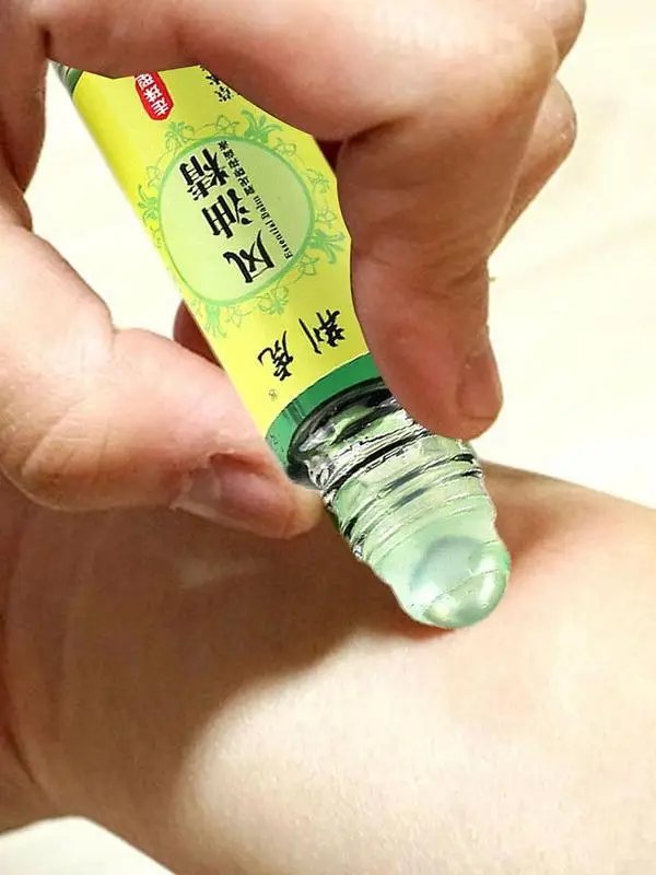 Bálsamo Roll-on, aceite de viento de tigre, esencia para aliviar la mareos, dolor de cabeza, mareos en movimiento, aceite refrescante para prevenir mosquitos, aliviar la mareos