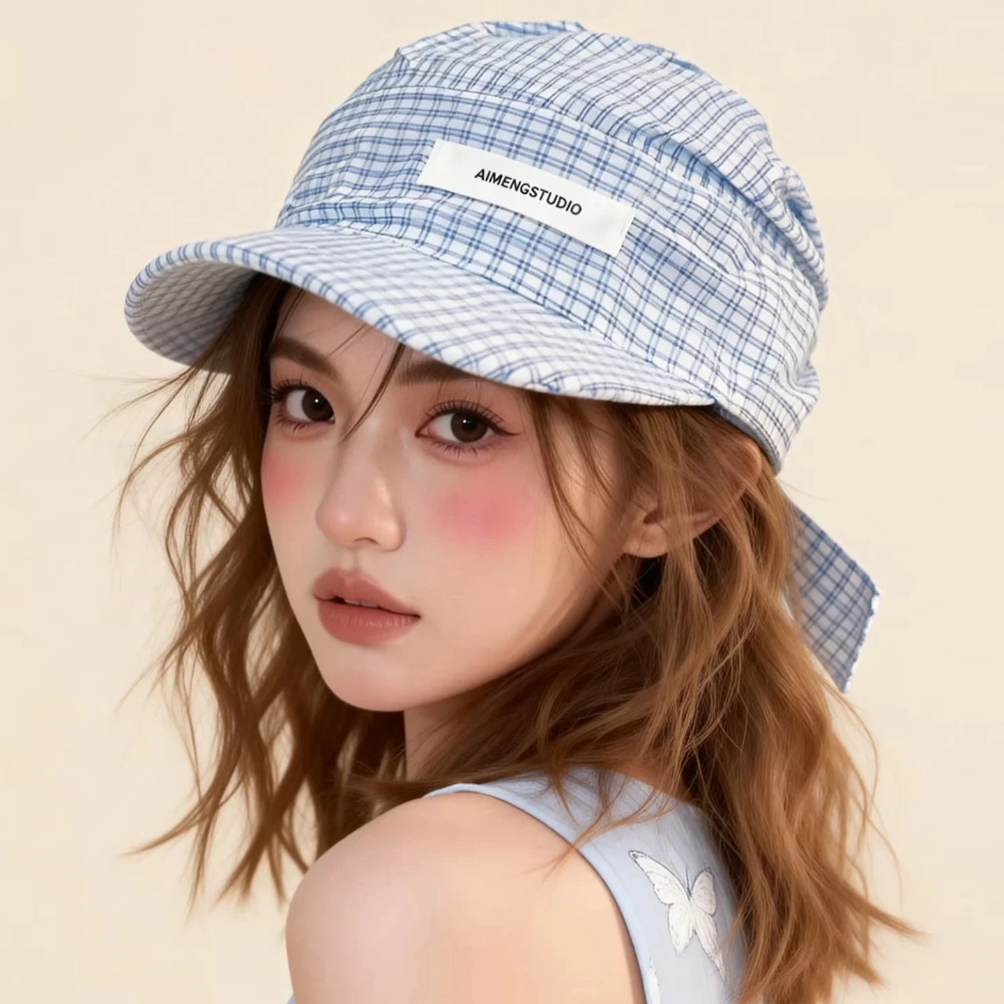 gorra-de-beisbol-coreana-a-cuadros-para-mujer-sombrero-de-verano-fino-con-visera-plana-versatil-con-proteccion-solar-y-para-la-cabeza