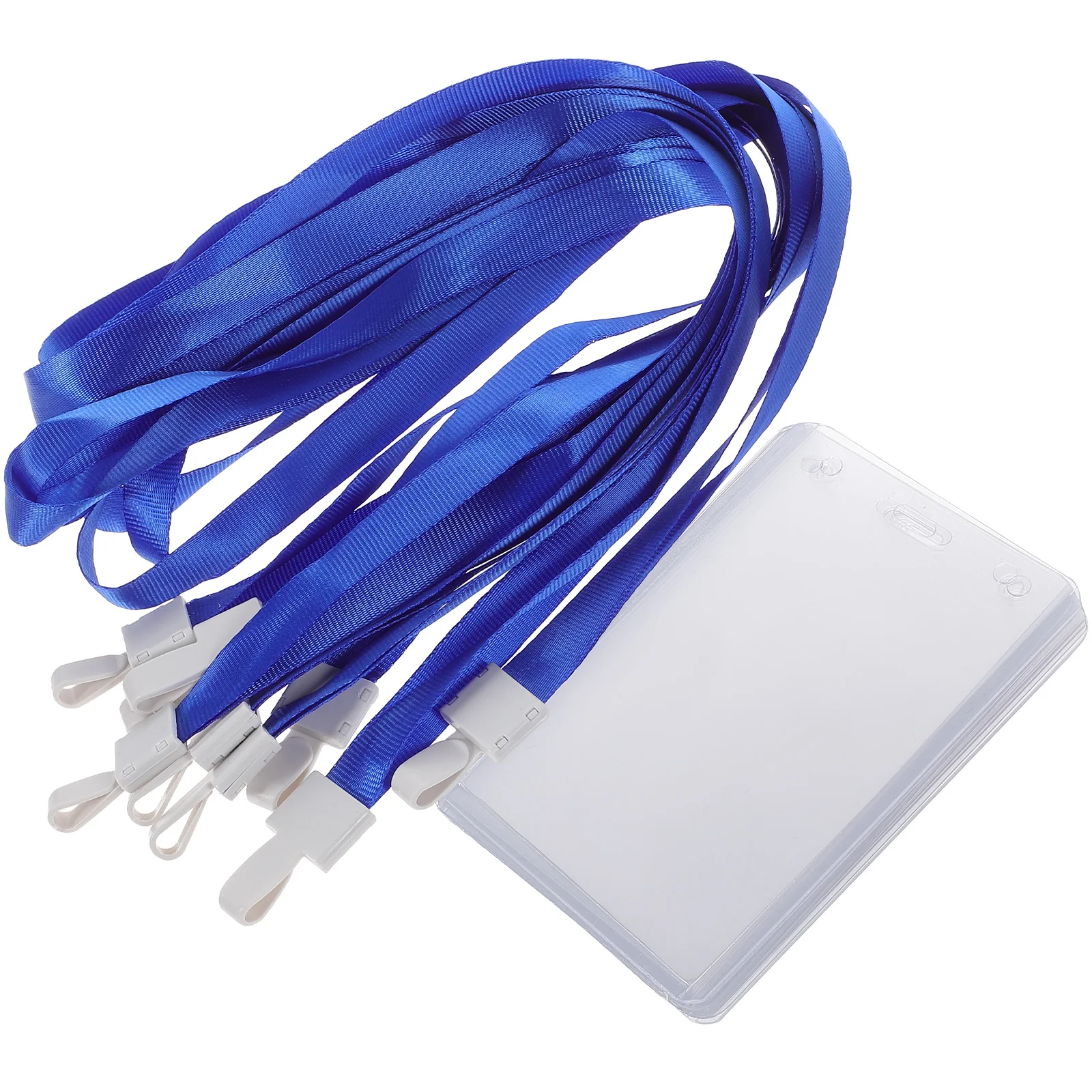 

10Pcs Clear Badge Sleeve Vertical Id Card Holder Transparent Name Badge Protector Card Cover Cards Cover