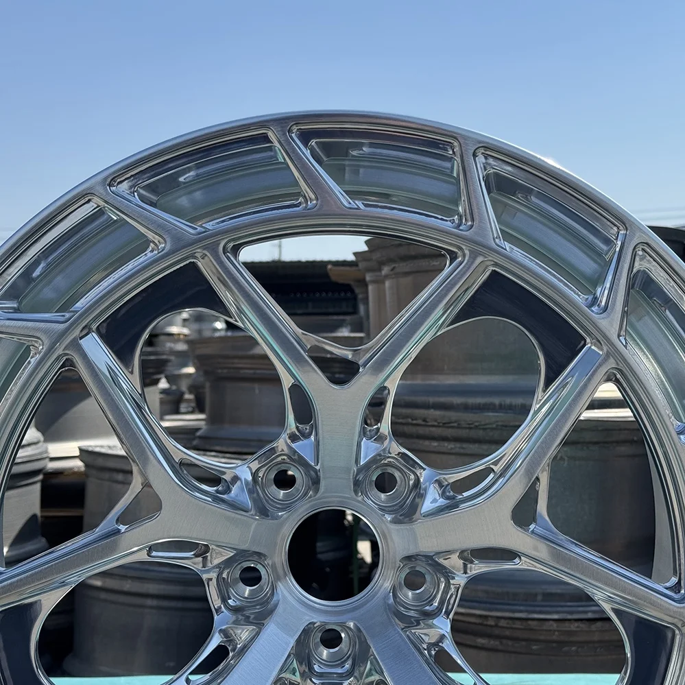 21 22 23 بوصة 6061-T6 عجلات سيارة مصنوعة من خليط معدني مخصصة نحى عجلة قطعة واحدة مزورة لسيارات BMW مرسيدس أودي بورش لاند روفر #5