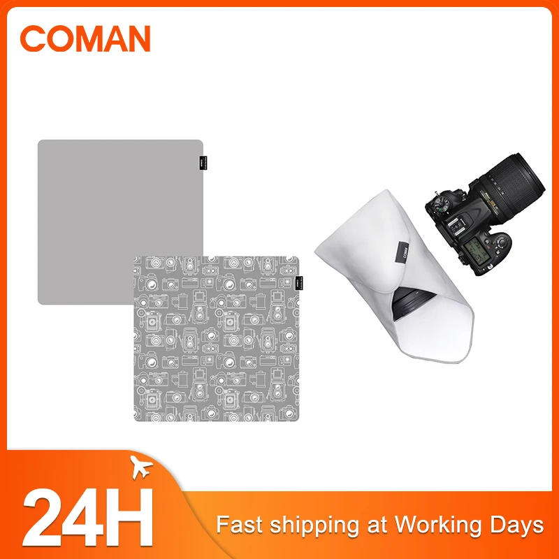 

COMAN EX45 Camera Wrap Cloth 450x450mm DSLR Cameras Accessories Magic Self Adhesive Storage Bag For Professional Photography