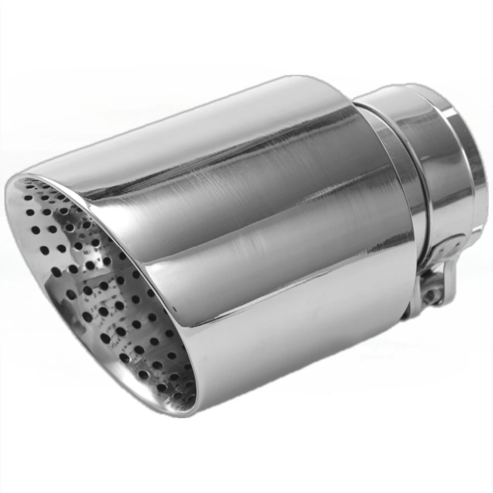 1pcs Exhaust Nozzle 304 Stainless Steel Large Diameter 89mm 101mm 114mm Open Car Muffler System Car Muffler Trim view 4