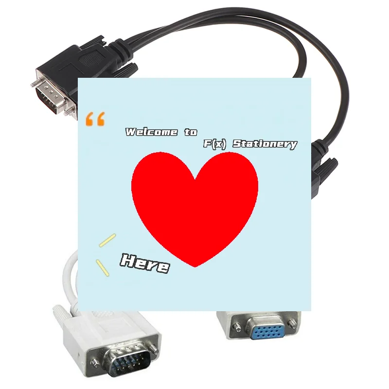 

1PC VGA Splitter Y-Cable - 15Pin VGA Male To 2 Vga Svga Female Adapter Splitter Video Monitor Cable-F(x)