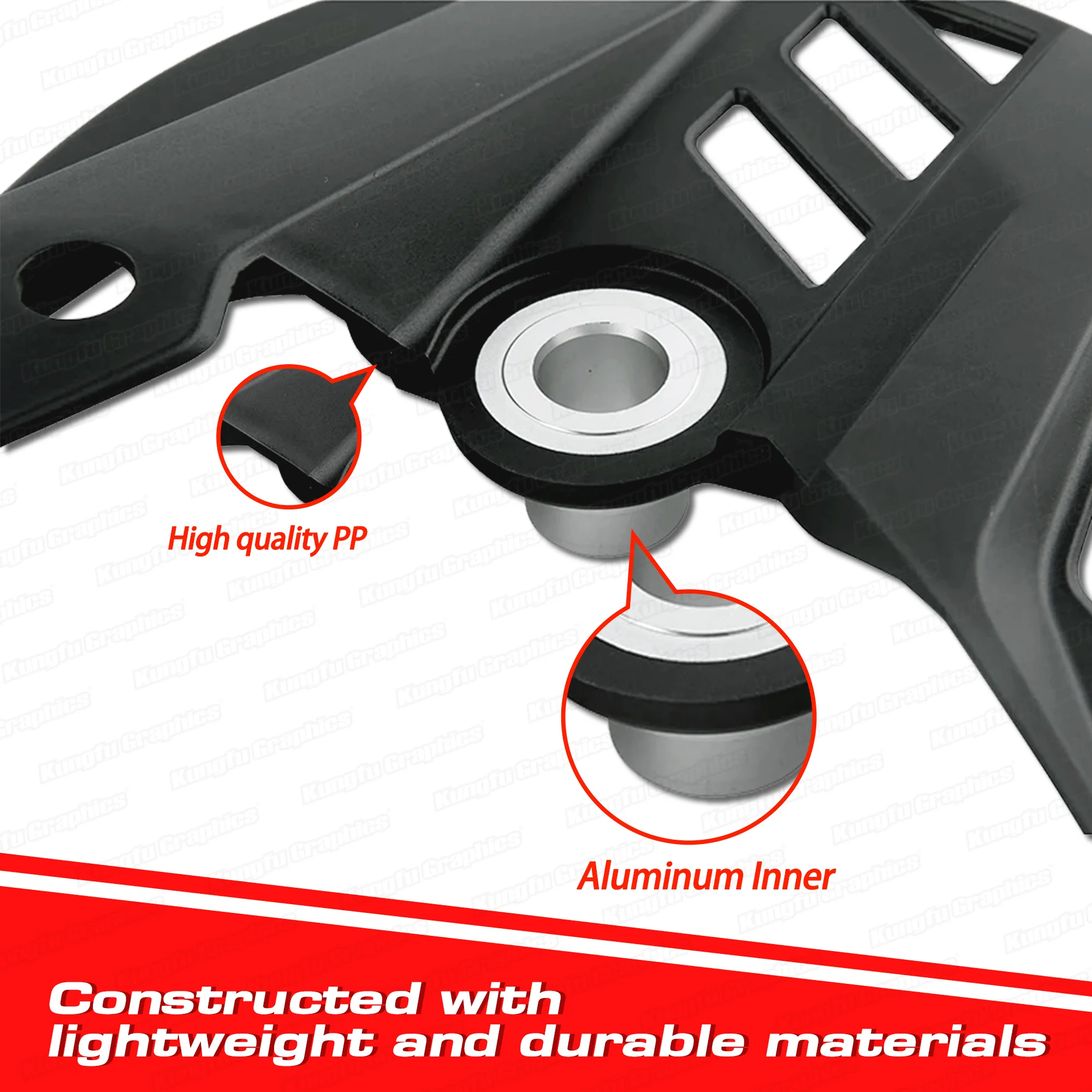 22mm Dirt Bike Freno Anteriore Disco Protezione Rotore Copertura di Protezione per KTM SX XC EXC XCW e Husqvarna TE FE TX FC 2017-2024 Nero