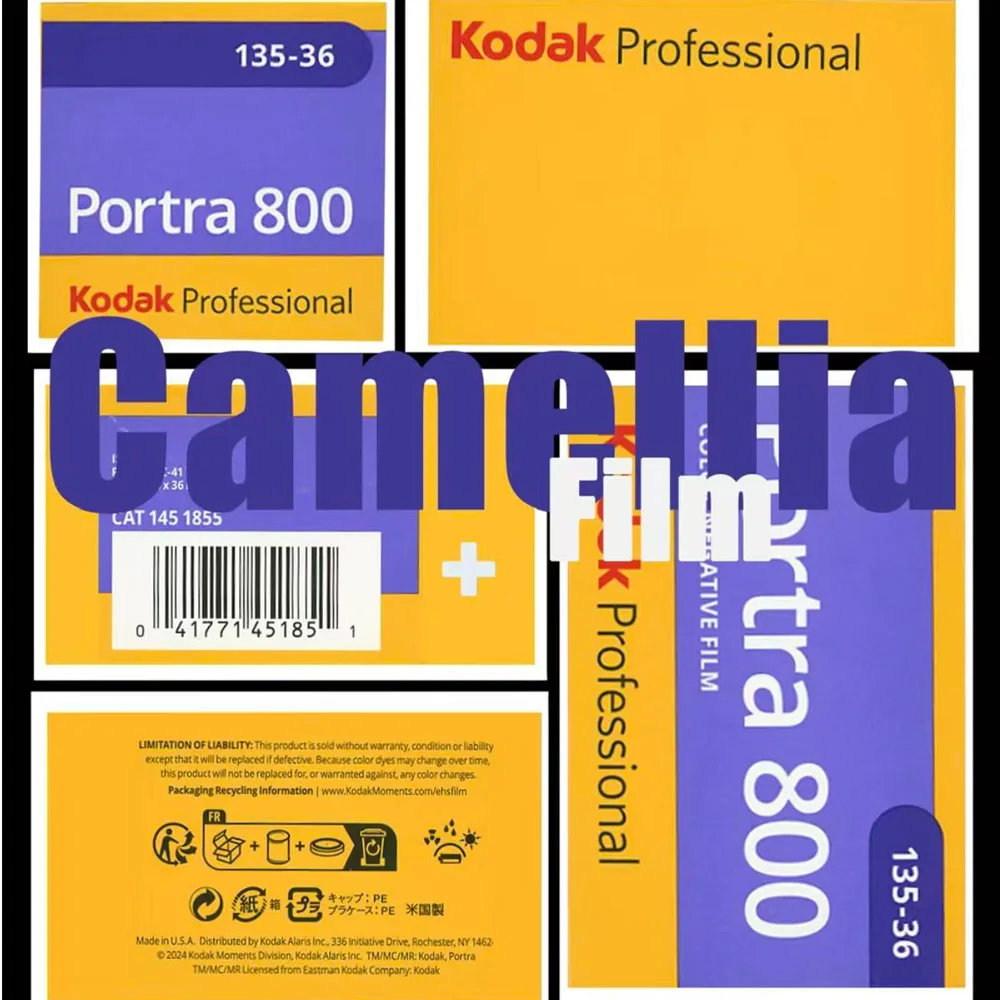 Película negativa en color profesional Kodak Professional Portra 800, película en color de 35 mm (Fecha de vencimiento: 2027)