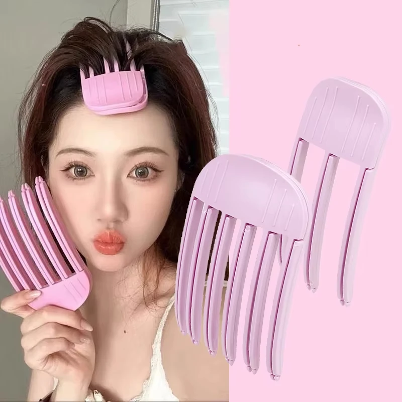

Fluffy Hairpin Curling Bangs Clips Hair Roots Volumizing Hair Clips Women Curling Fixed Shape Clips Fashion Volume Hair Roller
