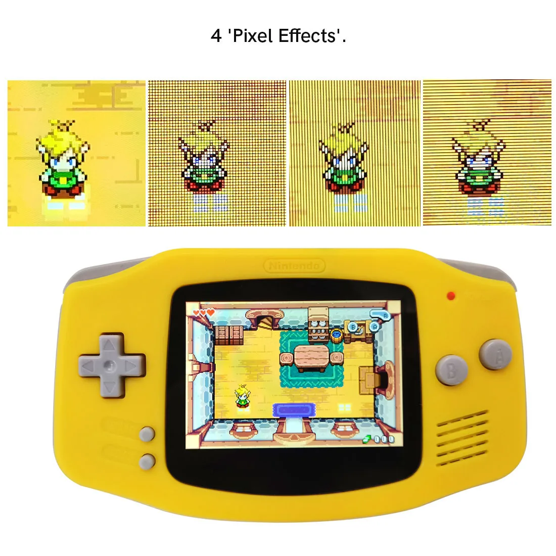 2023 New V5 Drop-in GBA IPS Laminated LCD Backlight Kits for Nintendo GameBoy Advance High Brightness Screen