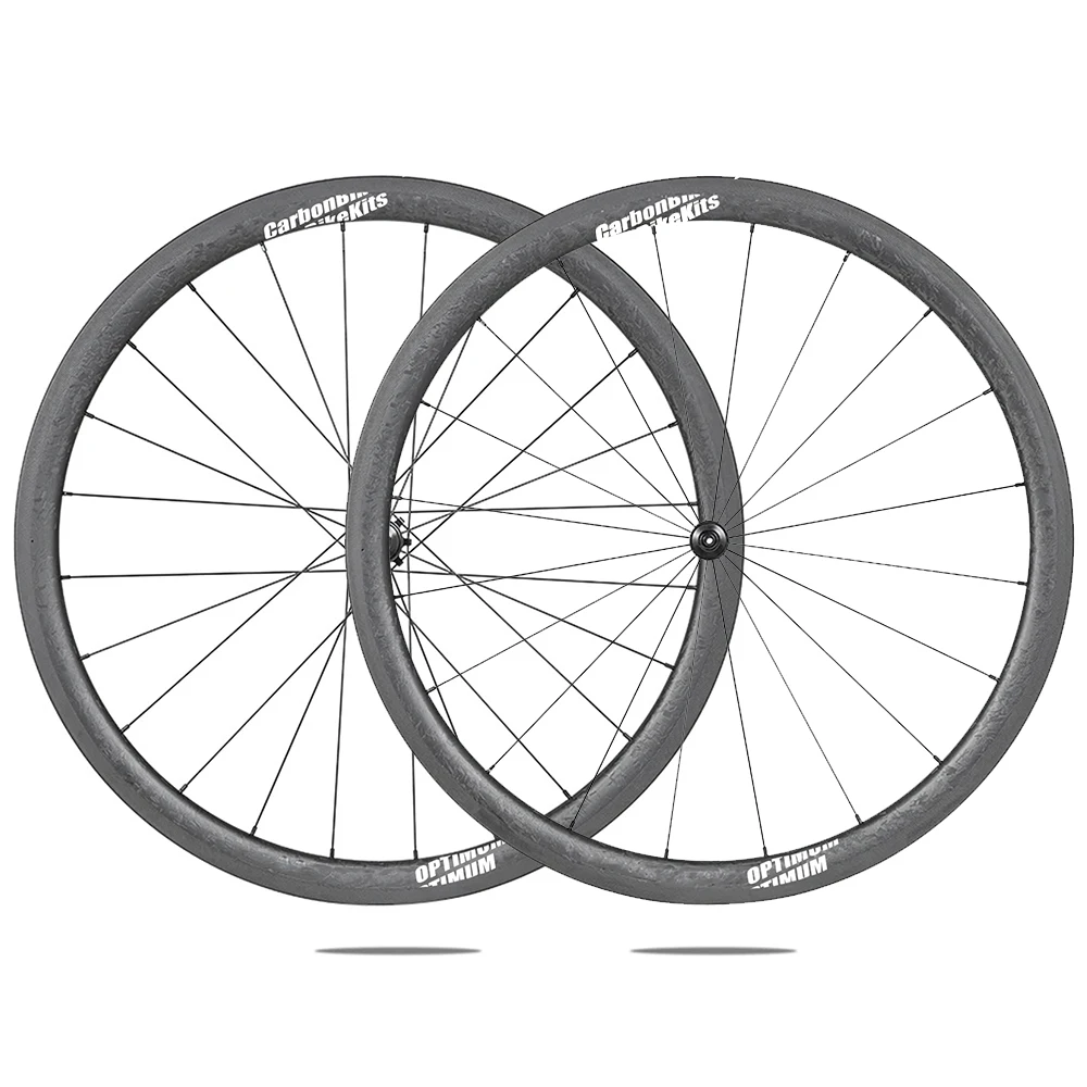 OPTIMVM 1095G ULTRALIGHT 700C 38X26MM ROAD BICYCLE RIM BRAKE WHEELSET