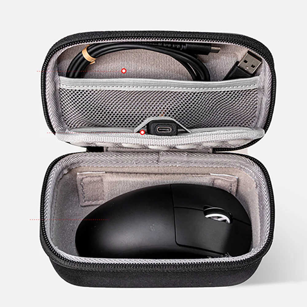 Hard EVA Case for Logitech GPW4 GPW3 GPW2 SUPERLIGHT Mouse Storage Bags GPW4/3/2 Gen Mice Travel Carrying Bag