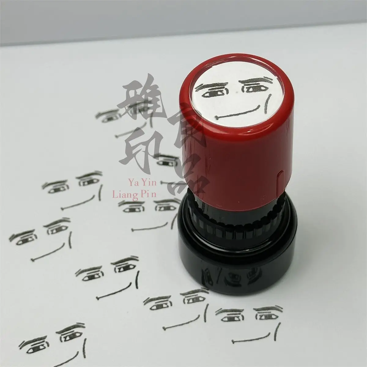 Roblox Stamp Figure Face Funny emoticon Seal Handbook Stamper Cartoon Student Study Supplies cancelleria per bambini regalo di compleanno