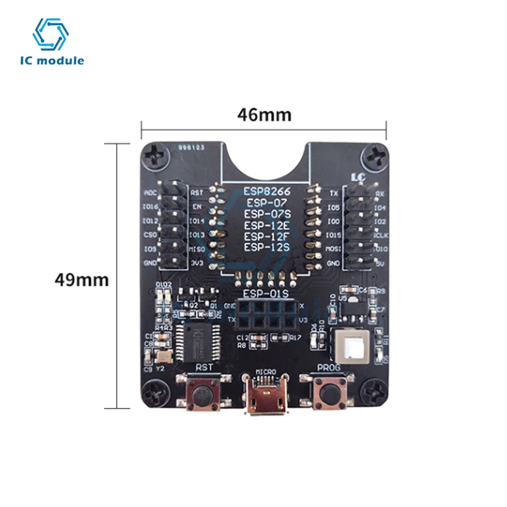 ESP8266 Test Frame Burner Development Board WIFI Module One-click Download Support For ESP-12F ESP-07S ESP-12E ESP-01S ESP12S