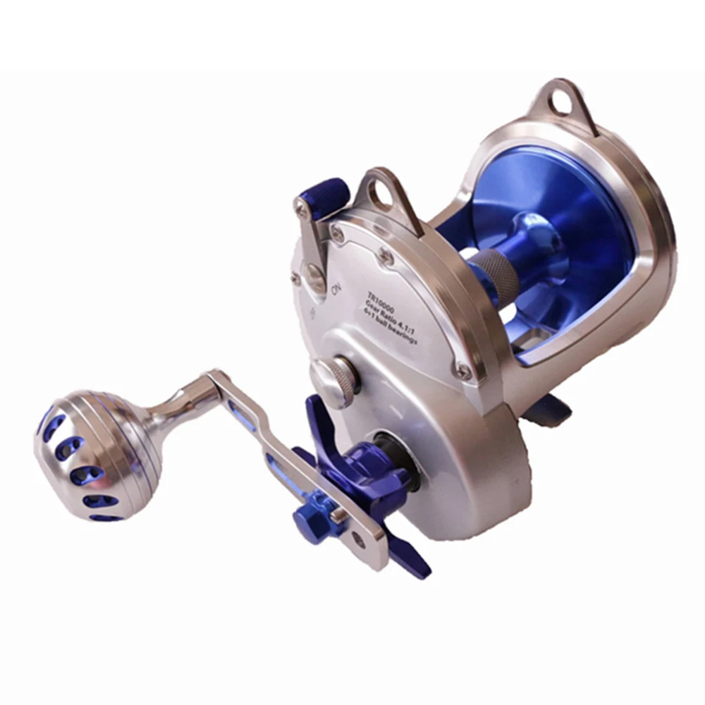 

Newbility Full Metal Trolling Reel 6+1BB Fishing Rod 4.1:1 Jigging Fishing Reel