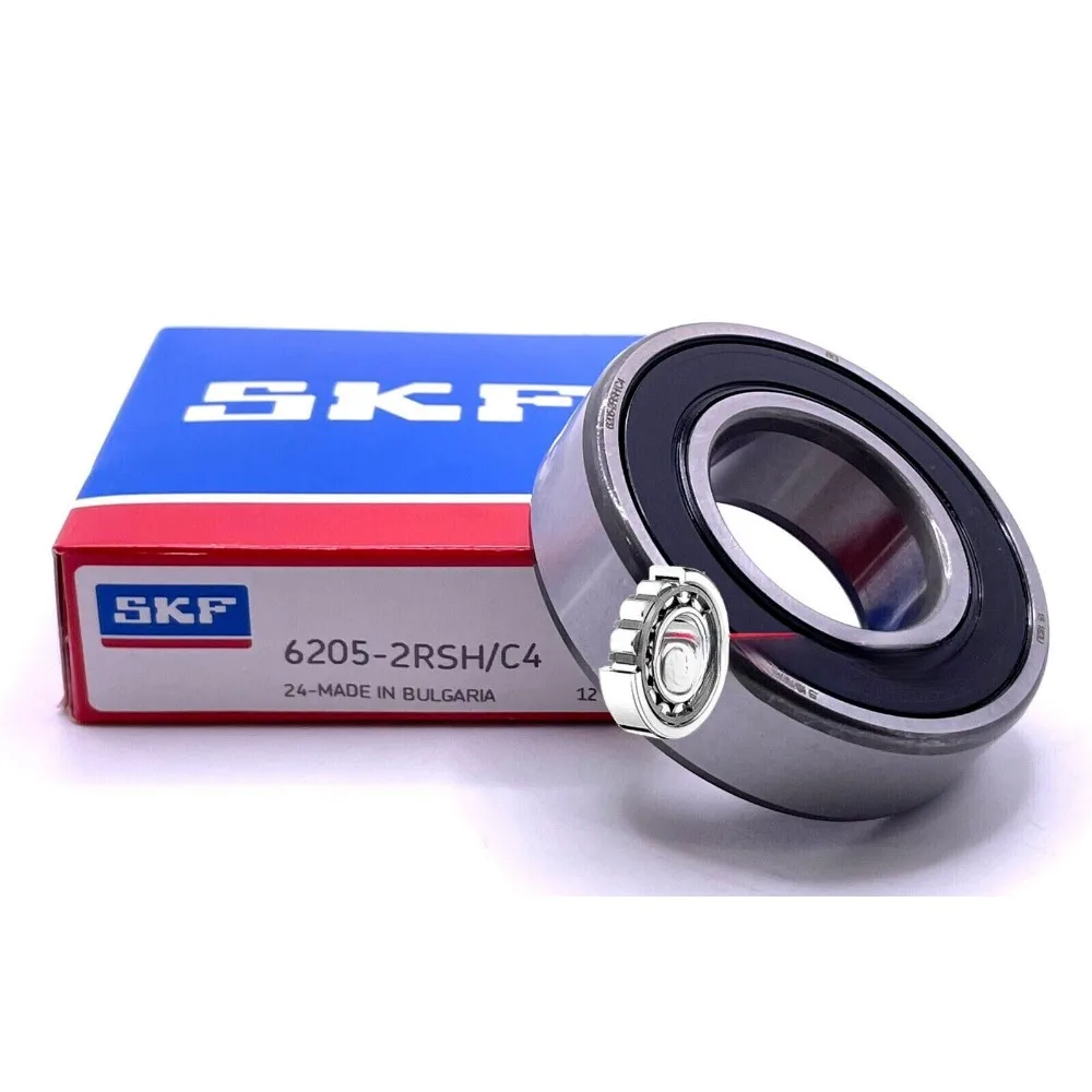 SKF 6205-2RSH/C4 25x52x15mm SKF Rubber Sealed Deep Groove Ball Bearing