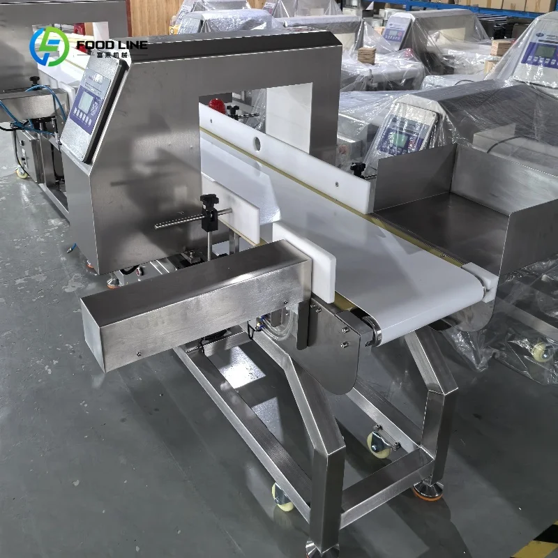 Custom High Sensitivity Snack Food Metal Detector Automatic Reject System Factory Direct for Production Line Machine