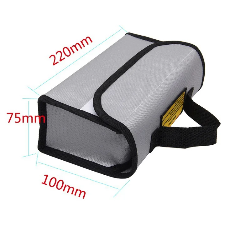 5 قطعة مقاومة درجات الحرارة العالية مقاومة للحريق واقية من الانفجار يبو الحرس حقيبة السلامة لبطارية RC Li-PO وتخزين الألعاب الكهربائية