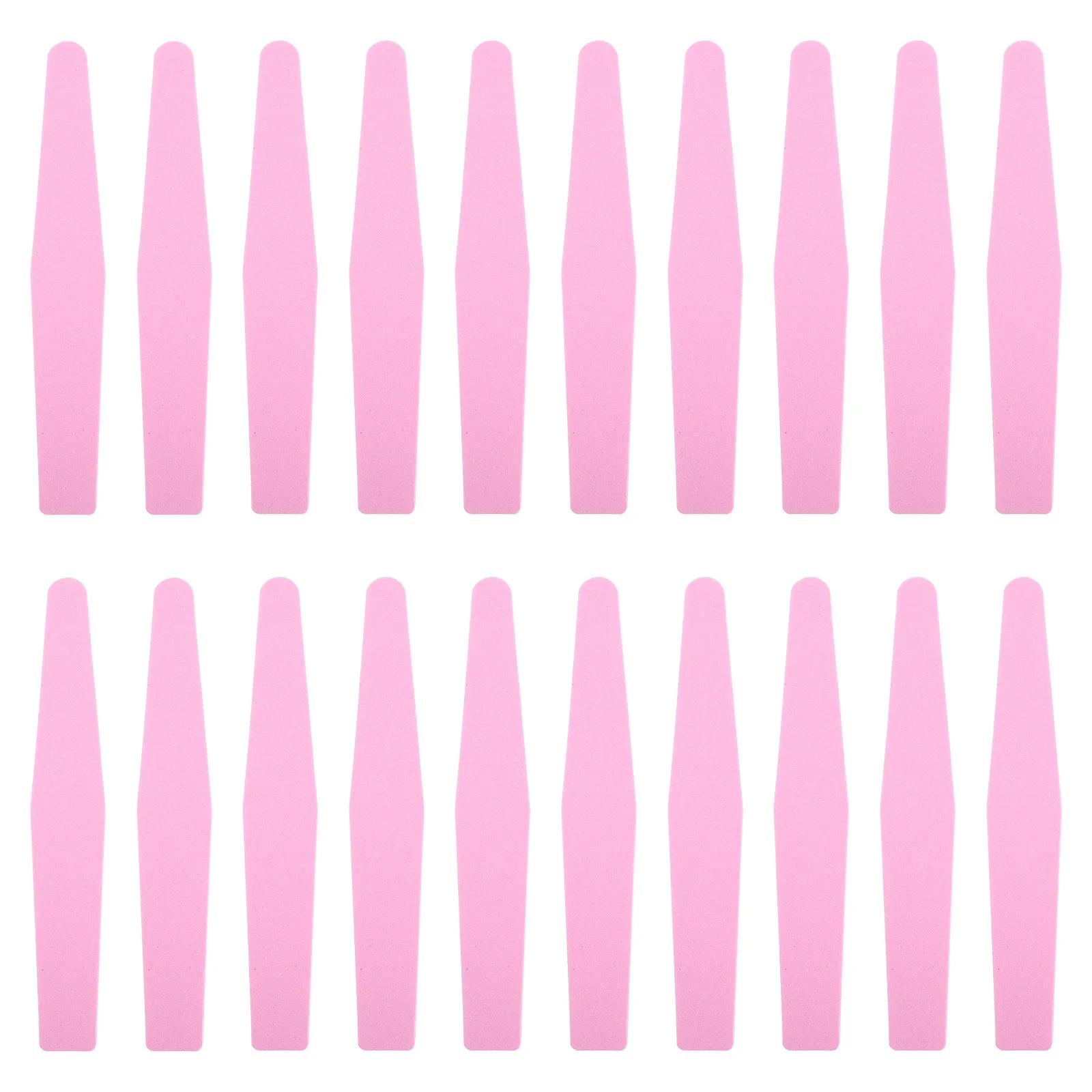 

20Pcs High Efficiency Sponge Nail Files Smooth Comfortable Nail Polishing Buffers for Natural False Toenails Manicure Pedicure
