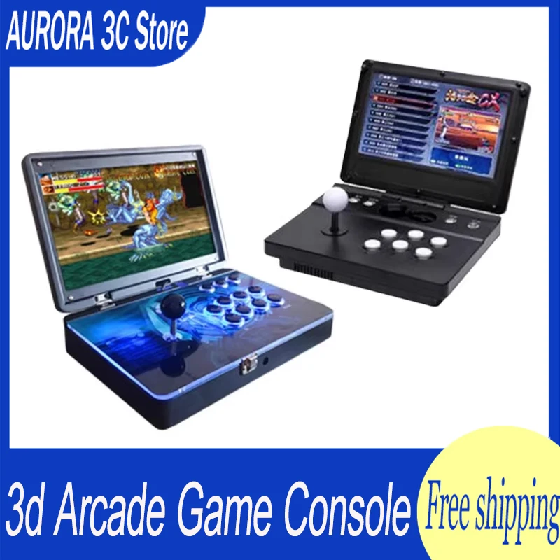 

3d Arcade Game Console Home All-In-One Machine Portable Foldable Party Toys Joystick Home Game Console Boys Gift